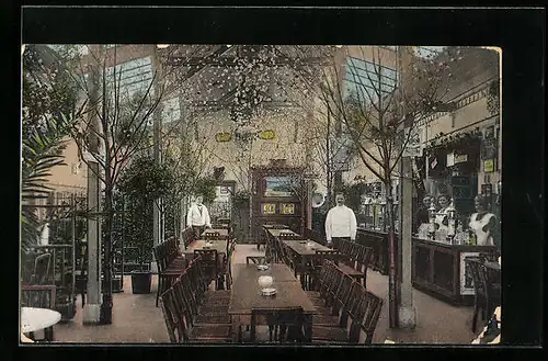 AK Frankenberg, Gasthaus Wintergarten