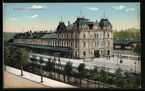 AK Plauen, Oberer Bahnhof