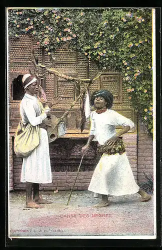 AK Danse des Negres, arabische Tänzer