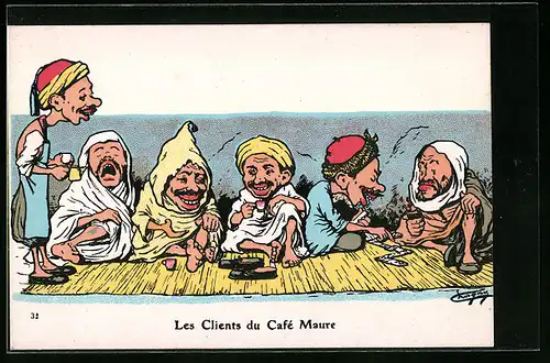 AK Les Clients du Café Maure