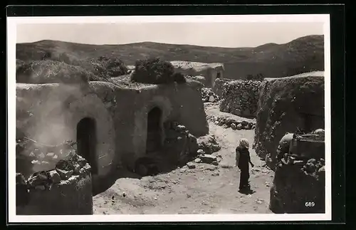 AK Blick auf ein Araberdorf