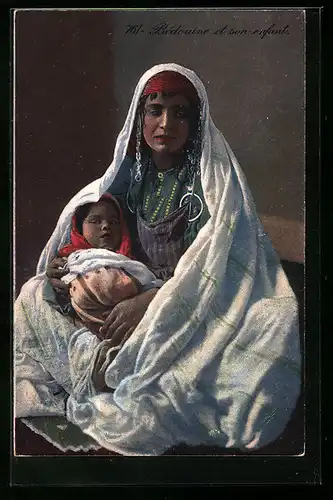 AK Bedouine et son enfant