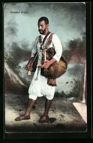 AK Vendeur d`eau, arabische Volkstypen