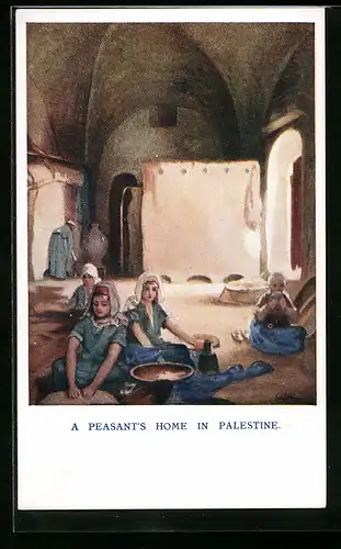 AK A peasant`s home in Palestine