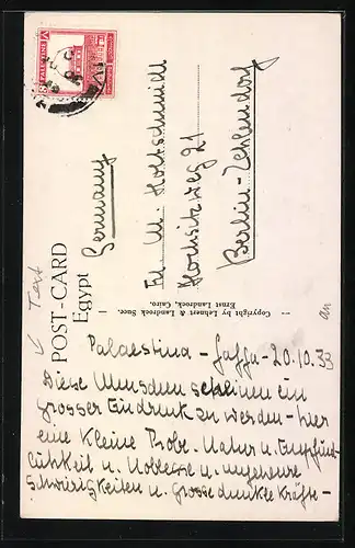 AK Arab Type, arabische Volkstypen