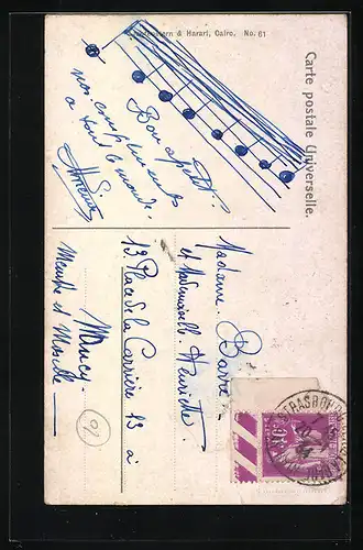 AK Portefaix Arabe, arabische Volkstypen