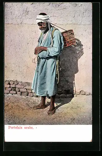 AK Arabische Volkstypen, Portefaix arabe
