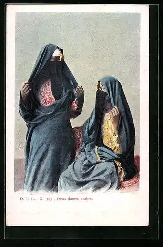 AK Deux dames arabes, arabische Volkstypen