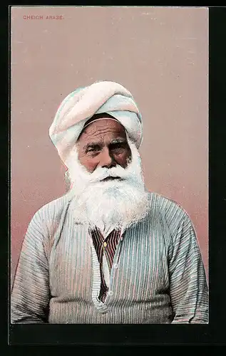 AK Arabischer Scheich mit weissem Vollbart