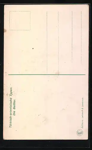 AK Zwei Bettler hinter Gittern, türkisch-orientalische Typen