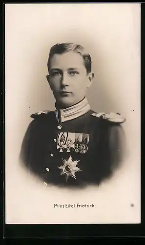 AK Prinz Eitel Friedrich in seinen jungen Jahren