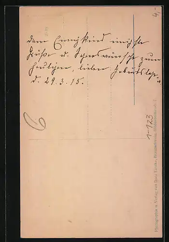 AK Victoria Luise Herzogin von Braunschweig mit ihrem Baby