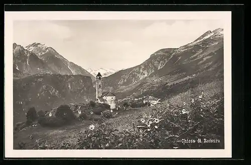 AK Rossura, Chiesa, Alpen