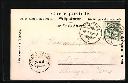 AK Wengernalp, Hotel gegen Jungfrau