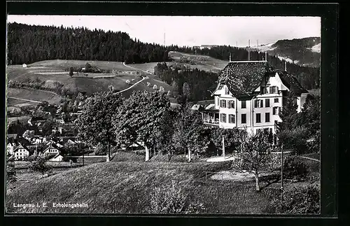 AK Langnau i. E., Ortspartie mit Erholungsheim