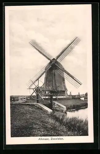 AK Alkmaar, Zeswielen, Windmühle