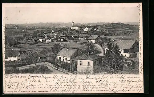 AK Bayersoien, Gesamtansicht aus der Vogelschau