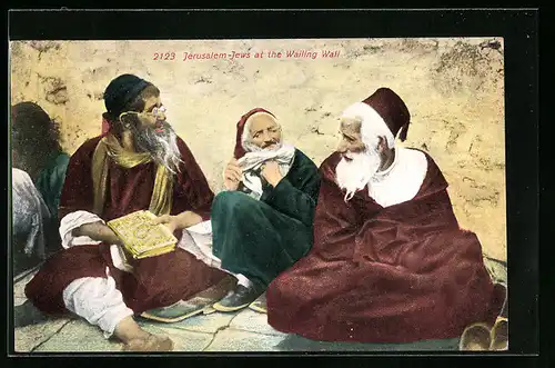 AK Jerusalem, Juden an der Klagemauer