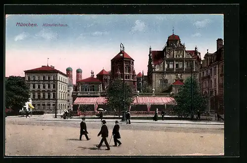 AK München, Künstlerhaus und Synagoge