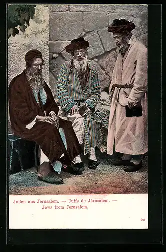 AK Juden aus Jerusalem