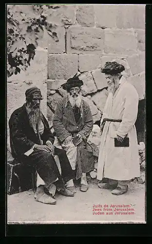 AK Juden aus Jerusalem