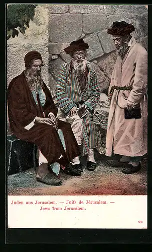 AK Juden aus Jerusalem