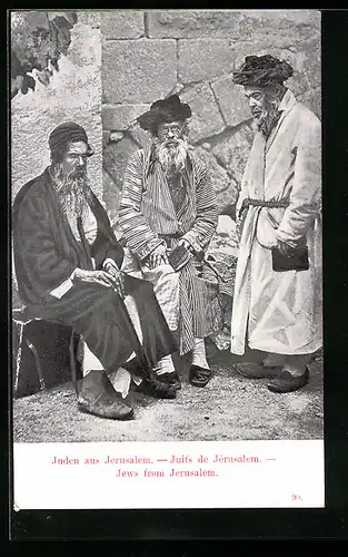 AK Juden aus Jerusalem