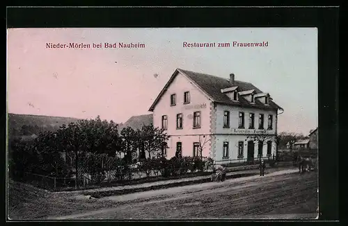 AK Nieder-Mörlen bei Bad Nauheim, Restaurant zum Frauenwald
