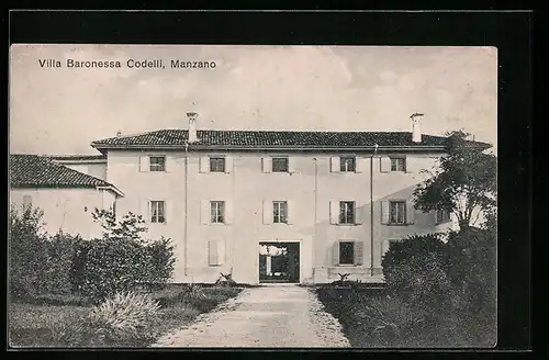 AK Manzano, Villa Baronessa Codelli