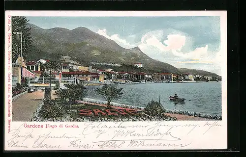 AK Gardone /Lago di Garda, Panorama