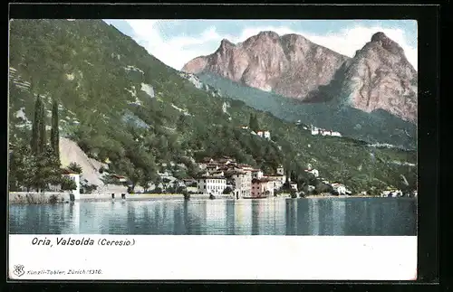 AK Valsolda /Lago di Lugano, Oria, Ortsansicht