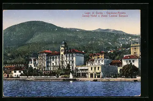 AK Gardone-Riviera, Savoy-Hotel e Hotel Central Benaco