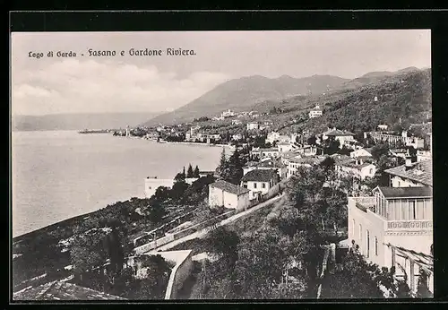 AK Fasano, Ansicht des Ortes und von Gardone-Riviera