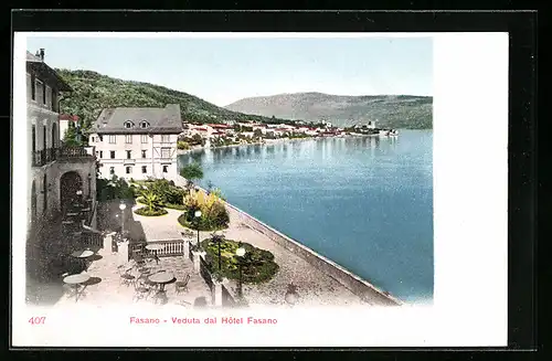 AK Fasano, Veduta dal Hotel Fasano