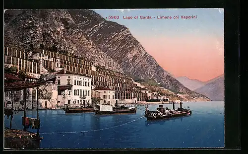 AK Limone, Lago di Garda, Limone coi Vaporini