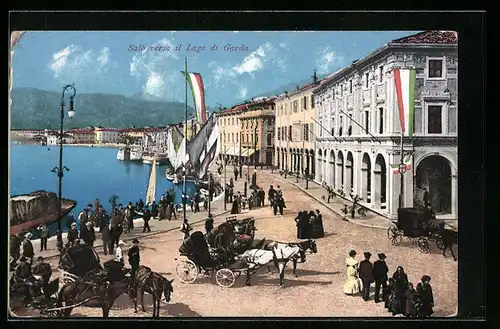 AK Salò, Veduta verso il Lago di Garda