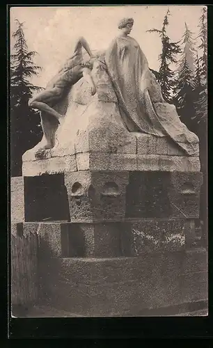 AK Milano, Cimitero Monumentale, Monumento Famiglia Pasquale Crespi