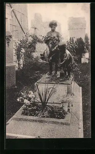 AK Milano, Cimitero Monumentale, Monumento Nina Cerri Bicocchi