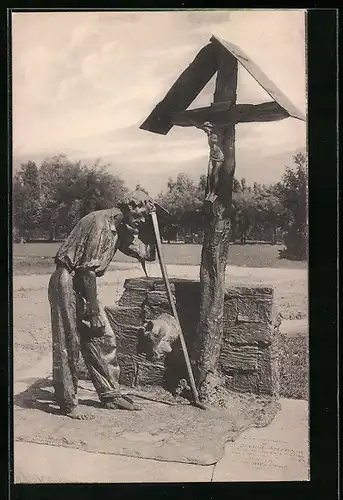 AK Milano, Cimitero Monumentale, Monumento Valsecchi