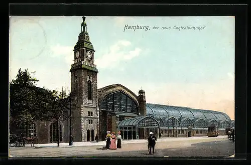 AK Hamburg-St.Georg, Der neue Centralbahnhof