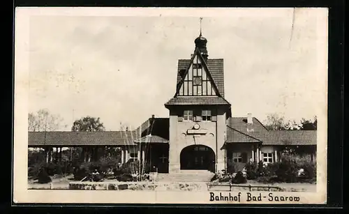 AK Bad-Saarow, Ansicht vom Bahnhof
