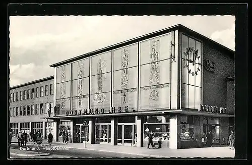 AK Dortmund, Blick auf den Hauptbahnhof