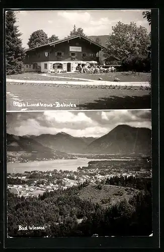 AK Bad Wiessee, Gesamtansicht mit Umland, Altes Landhaus-Behnke