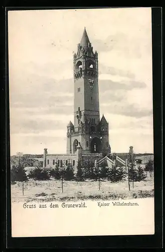 AK Grunewald, Kaiser Wilhelmsturm