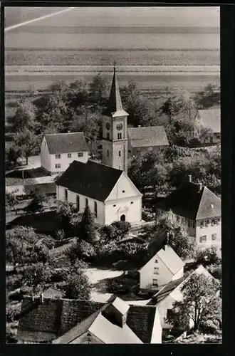 AK Rupertshofen /Kr. Ehingen, Ortspartie mit Kirche
