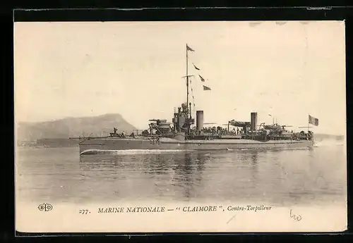 AK Marine Nationale, Claimore, Contre-Torpilleur