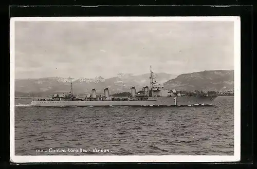 AK Contre-Torpilleur Verdun