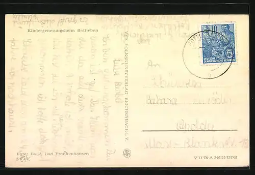 AK Rottleben, Kindergenesungsheim