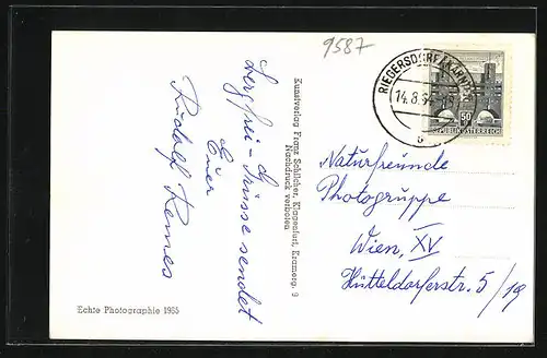 AK Krainberg, Teilansicht mit Villacheralpe