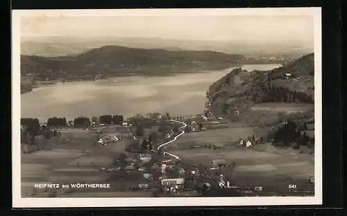 AK Reifnitz am Wörthersee, Totale aus der Vogelschau
